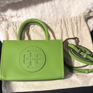 Tory Burch Lime Green Mini Tote